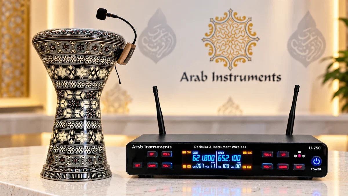 How to Mic a Darbuka Without a Stand: Meet the U-750 Wireless Microphone