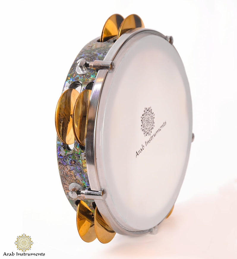 Blue Mother of Pearl Riq 8.6" #424