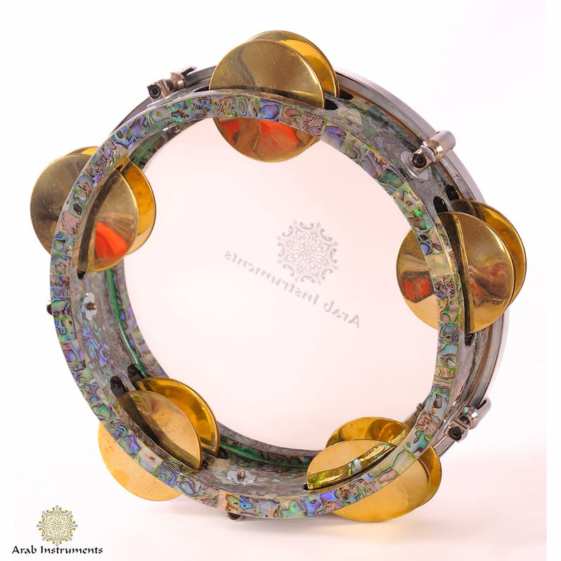 Blue Mother of Pearl Riq 8.6" #424