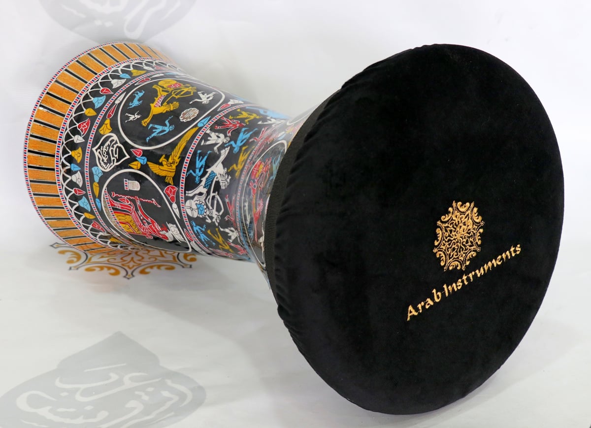 Sombaty Plus The Pharaoh Darbuka Special Edition + Golden Mirror Skin #20053