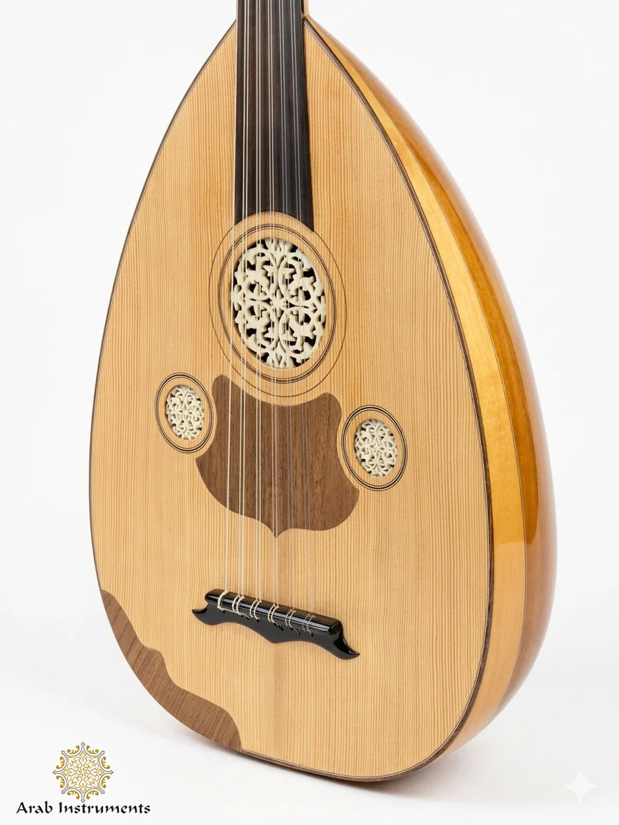 Turkish Walnut Oud – Professional Spruce Top & Ebony Fingerboard #V1176