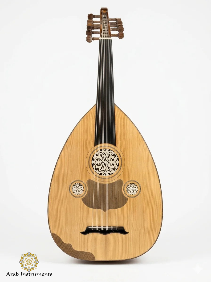 Turkish Walnut Oud – Professional Spruce Top & Ebony Fingerboard #V1176
