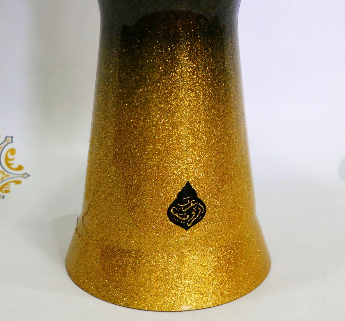 Crown Premium Sombaty Plus 8 pegs Black & Gold Sparling #3035