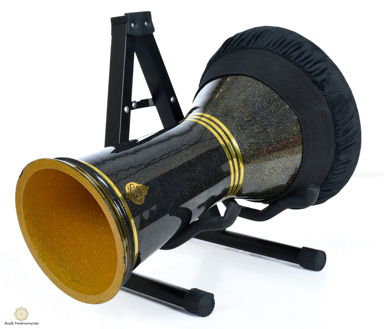 Crown Premium Sparkling Black New Generation Solo Darbuka #0661