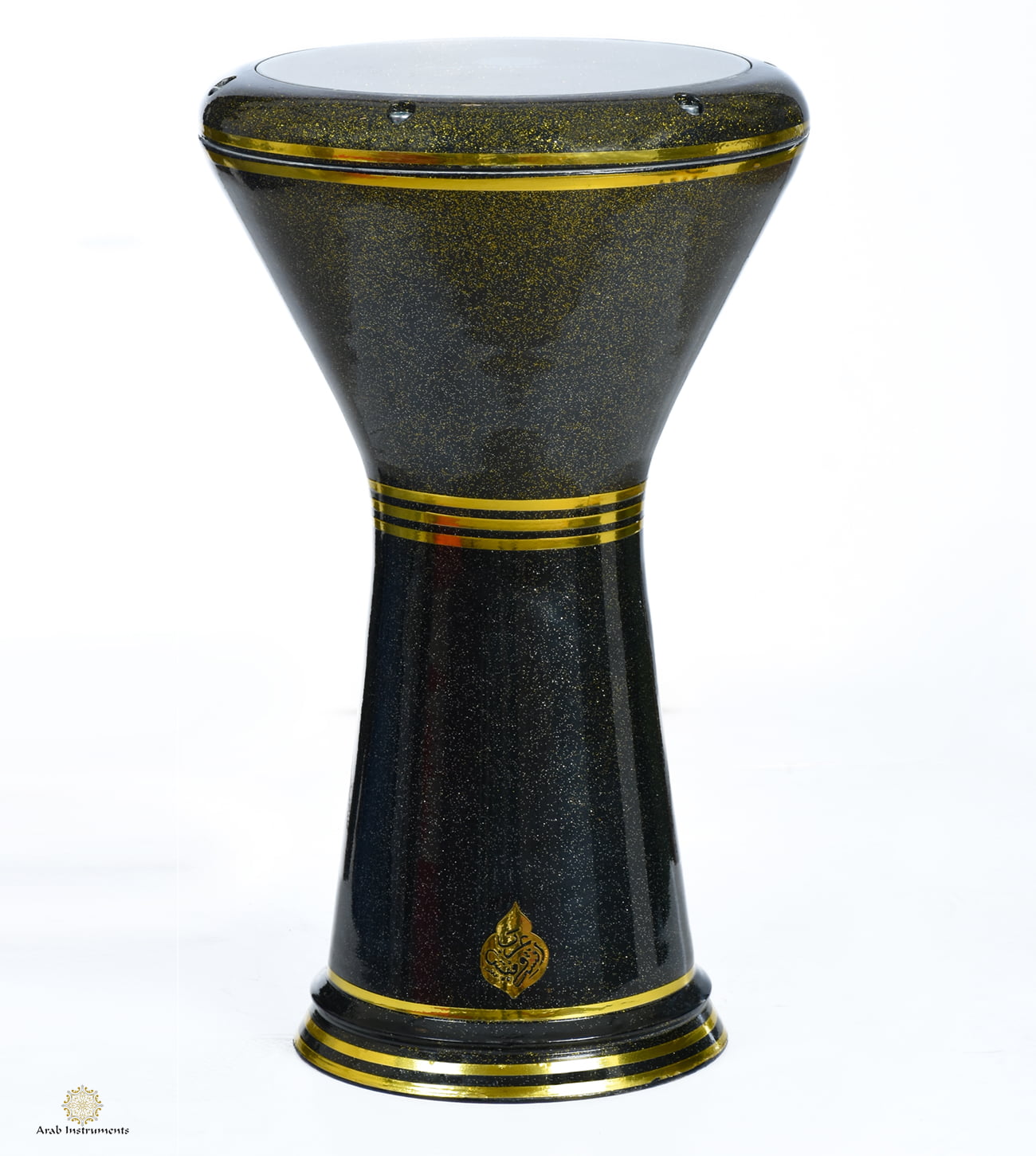 Crown Premium Sparkling Black New Generation Solo Darbuka #0661