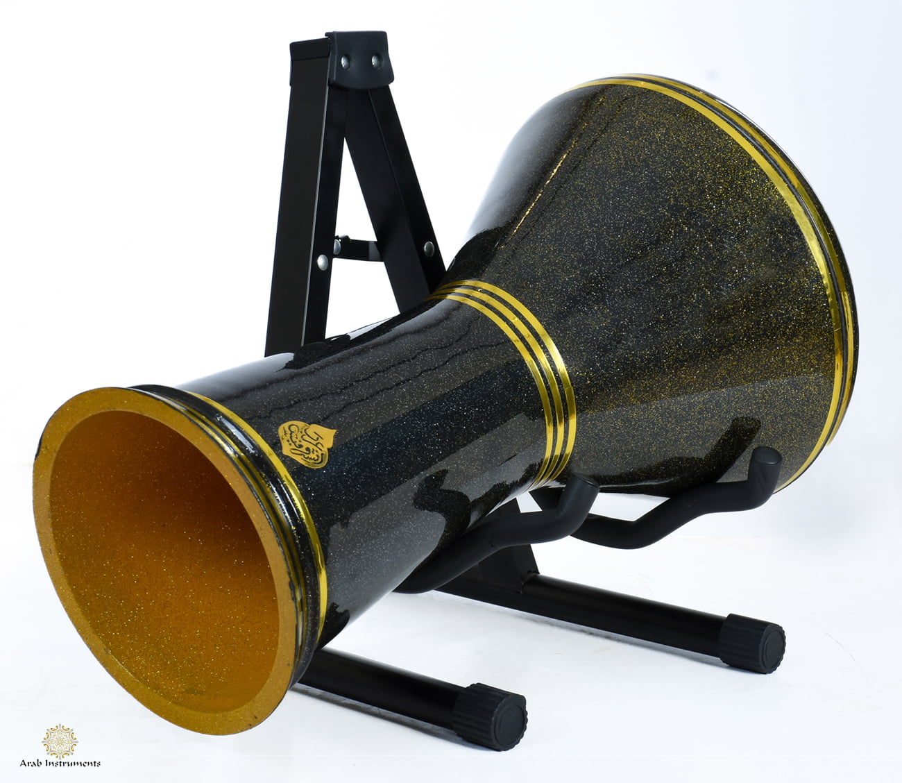 Crown Premium Sparkling Black New Generation Solo Darbuka #0661