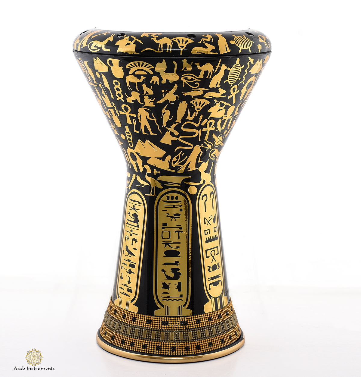 Sombaty Plus Darbuka Doumbek Golden Hieroglyphs #F3