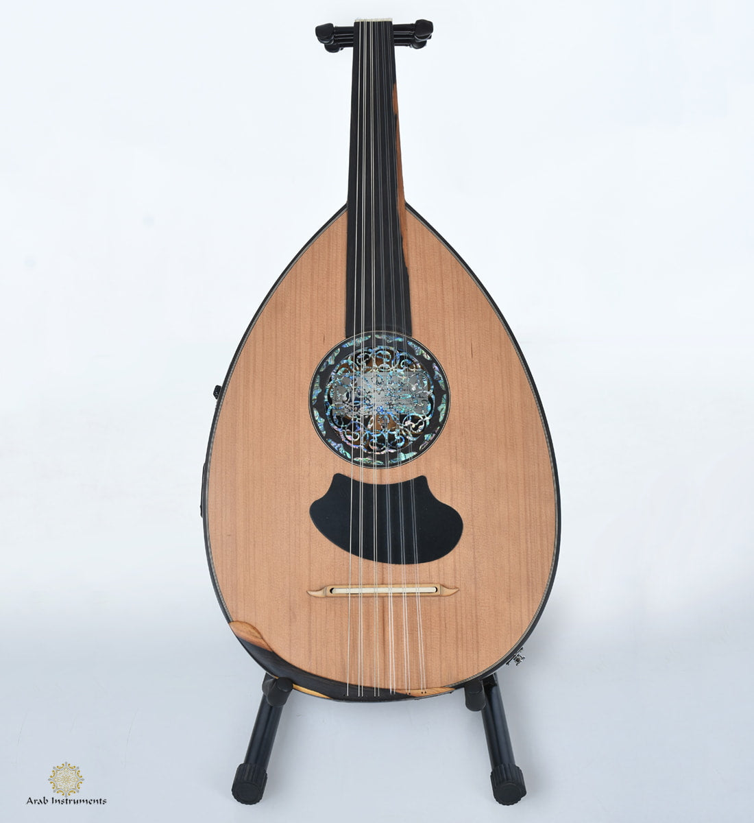 Mourad ELTurky Premium Egyptian Electric Acoustic Oud #M1155