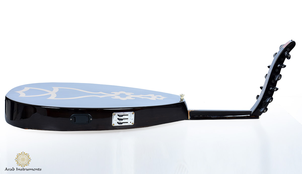 Mourad ELTurky Premium Egyptian Electric Acoustic Oud #M1155