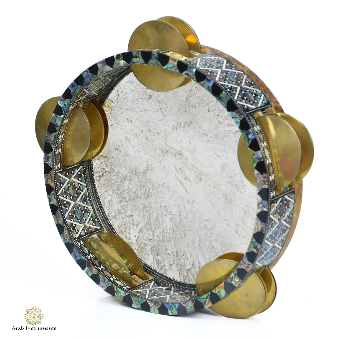 Arab Instruments Mother of Pearl Fish Skin Riq #747