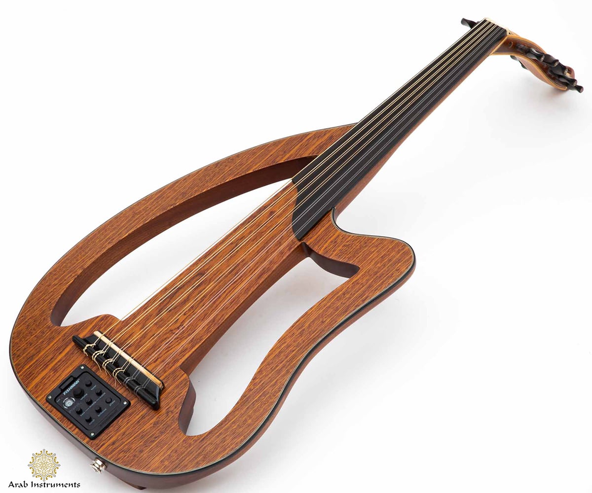 Professional Mahogany Electric Oud #D023