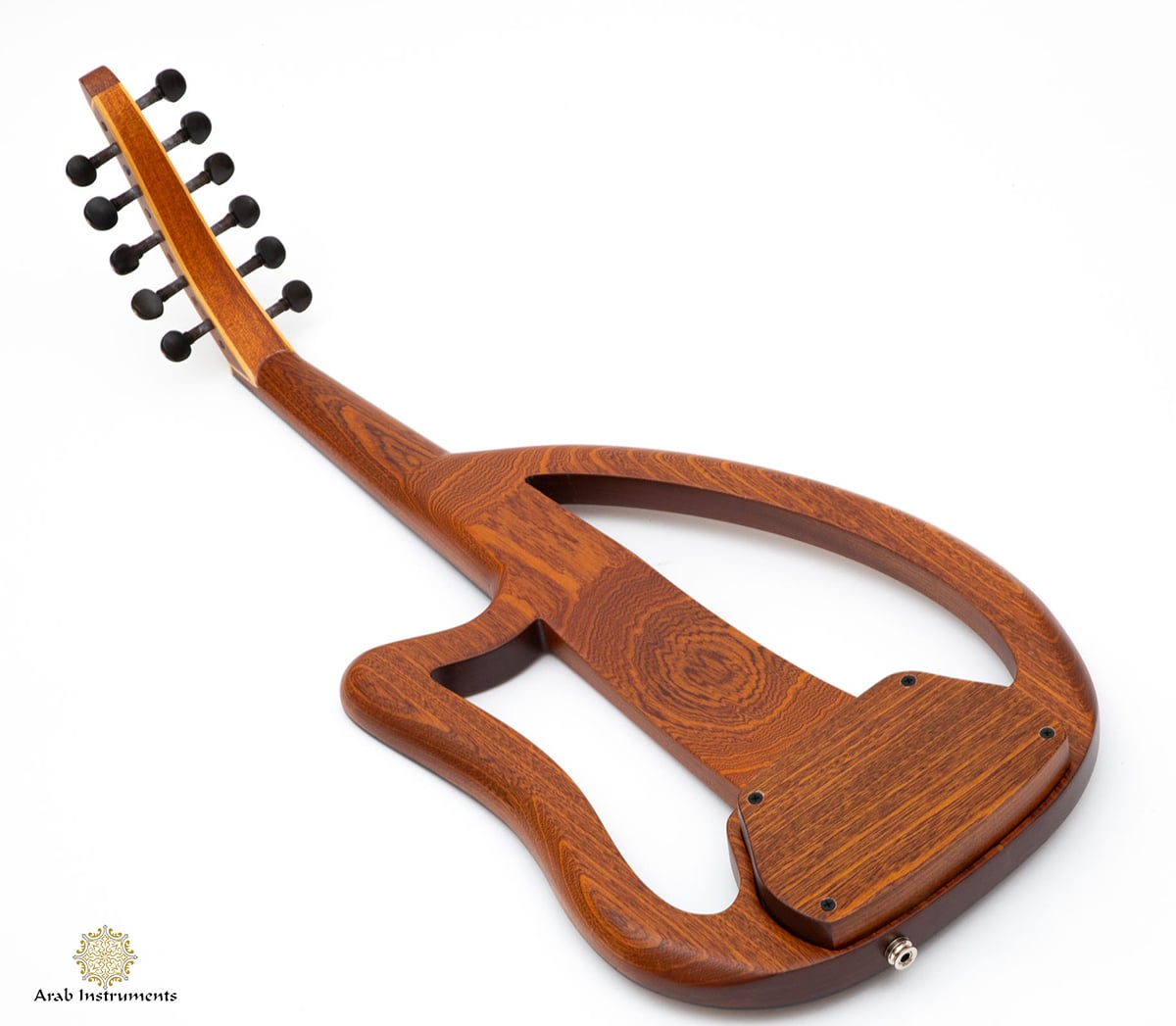 Professional Mahogany Electric Oud #D023