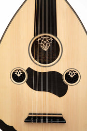Electric Oud Walnut With Guitar Pegs #035D