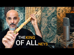 First Class Crown Series Turkish Ney Bone and Wood Bashpare + Hard Case