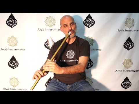 (Tuning Do, C Yiladiz) Arab Instruments Plastic Ney 26.33" Gold