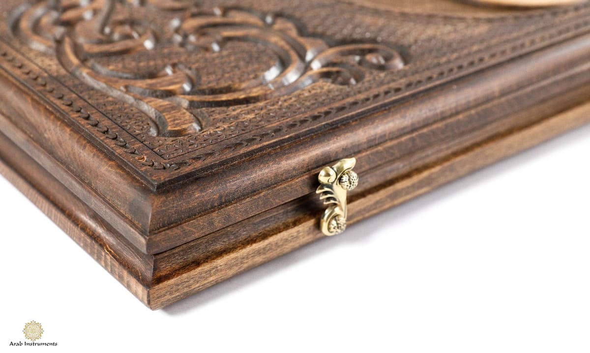 Hand Carved Premium Backgammon The Wolf #AI11570