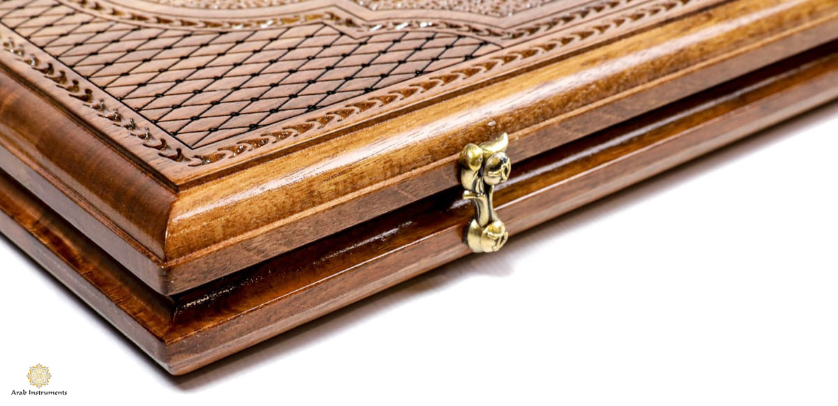 Hand Carved Premium Backgammon Tree Of Love Blue #AI12621 blue