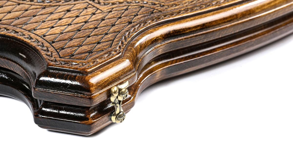 Hand Carved Premium Backgammon Arms #AI11331