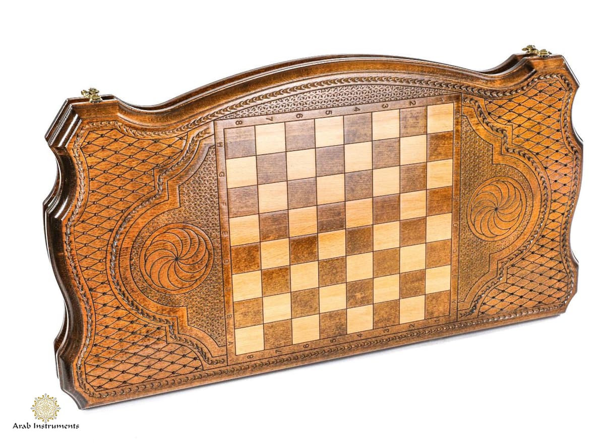 Hand Carved Premium Backgammon Warrior Vardan Mamikonyan #AI11324