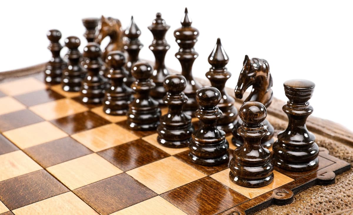 Hand Carved Premium Chess / Backgammon The Mount Of Ararat #AI31106