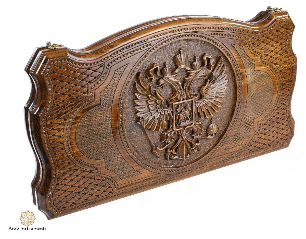 Hand Carved Premium Backgammon Arms #AI11331