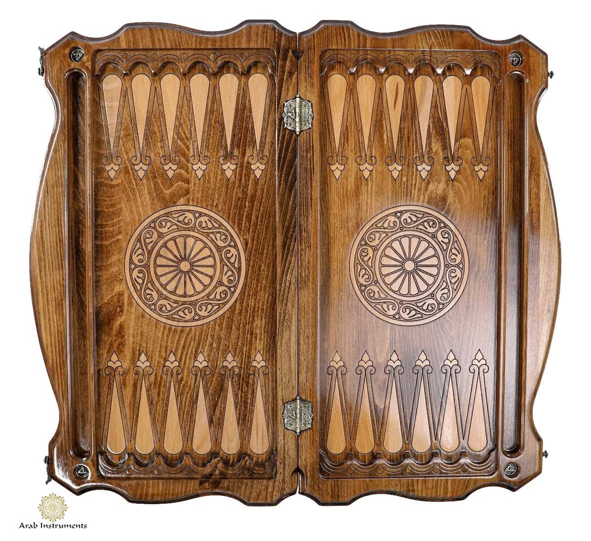Hand Carved Premium Backgammon Arms #AI11331