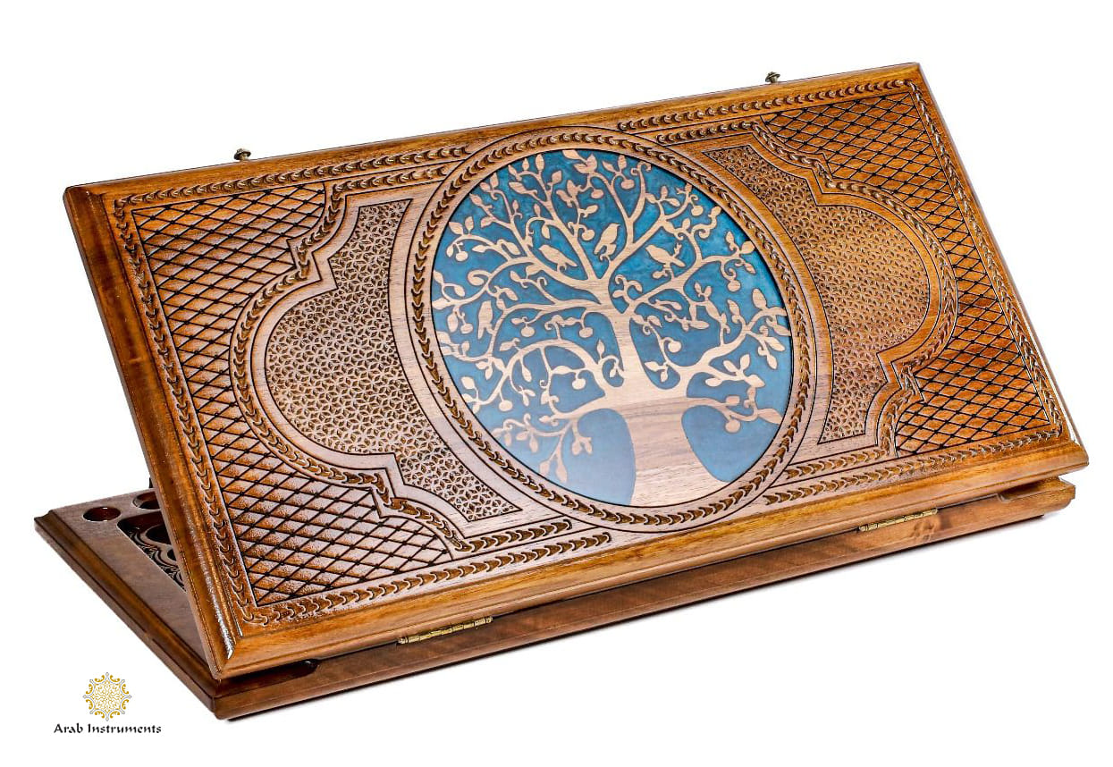 Buy Backgammon board Tree-epoxy