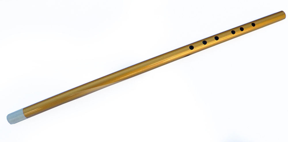 (Tuning Bolahenk, Mi Bayat) Arab Instruments Professional Plastic Ney 20.82" Gold