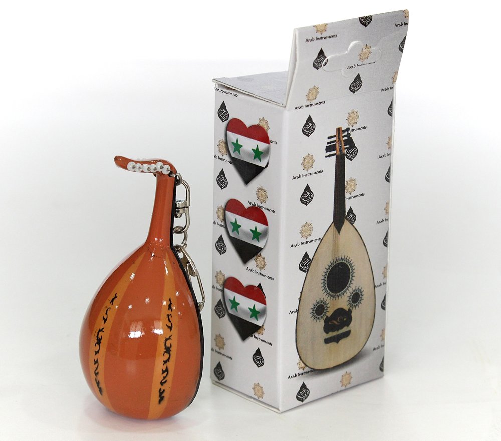Miniature Oud Key Chain - Ibrahim Sukar Replica (2 Units)