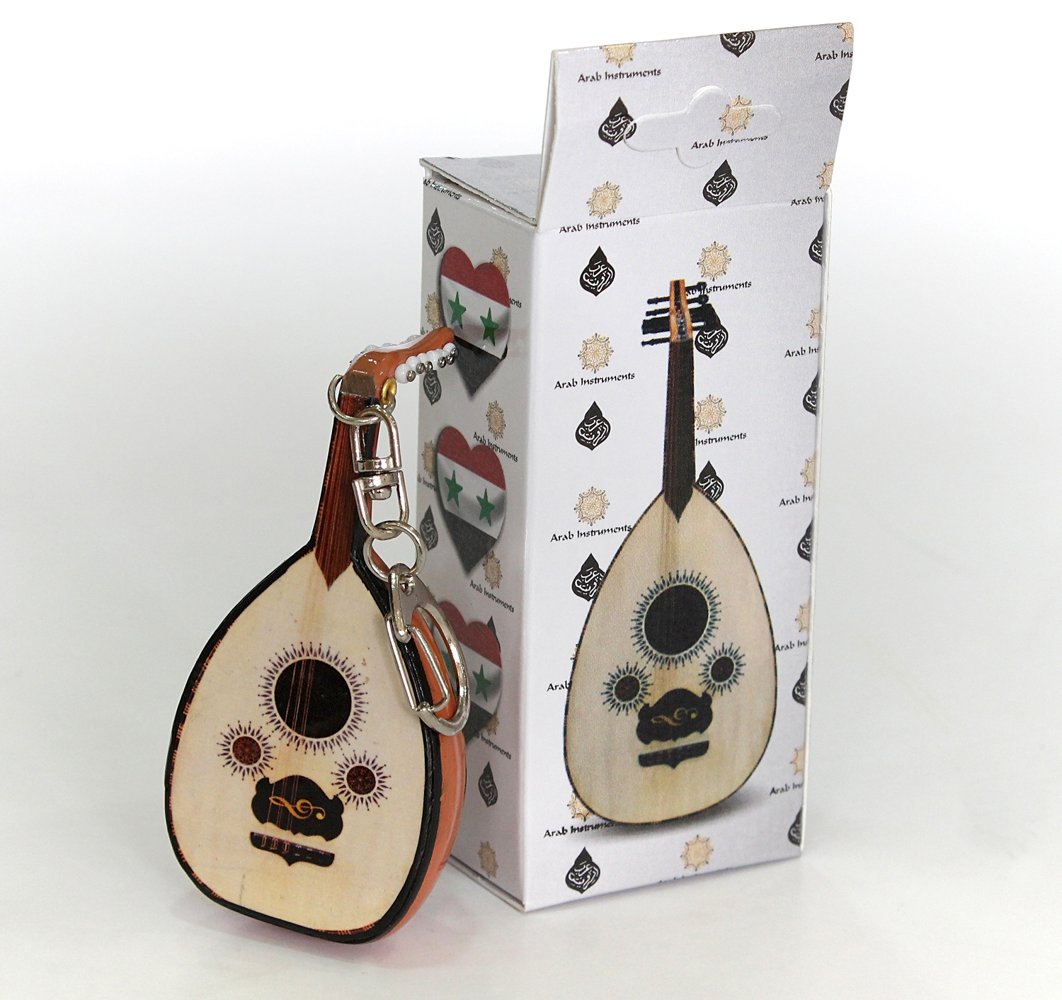 Miniature Oud Key Chain - Ibrahim Sukar Replica (2 Units)