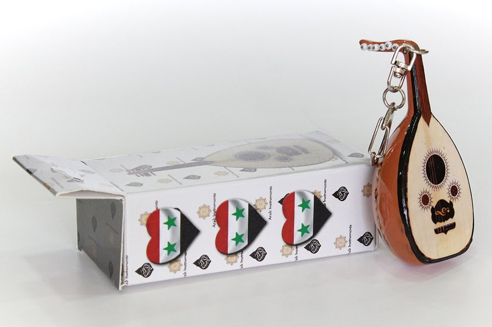 Miniature Oud Key Chain - Ibrahim Sukar Replica (2 Units)