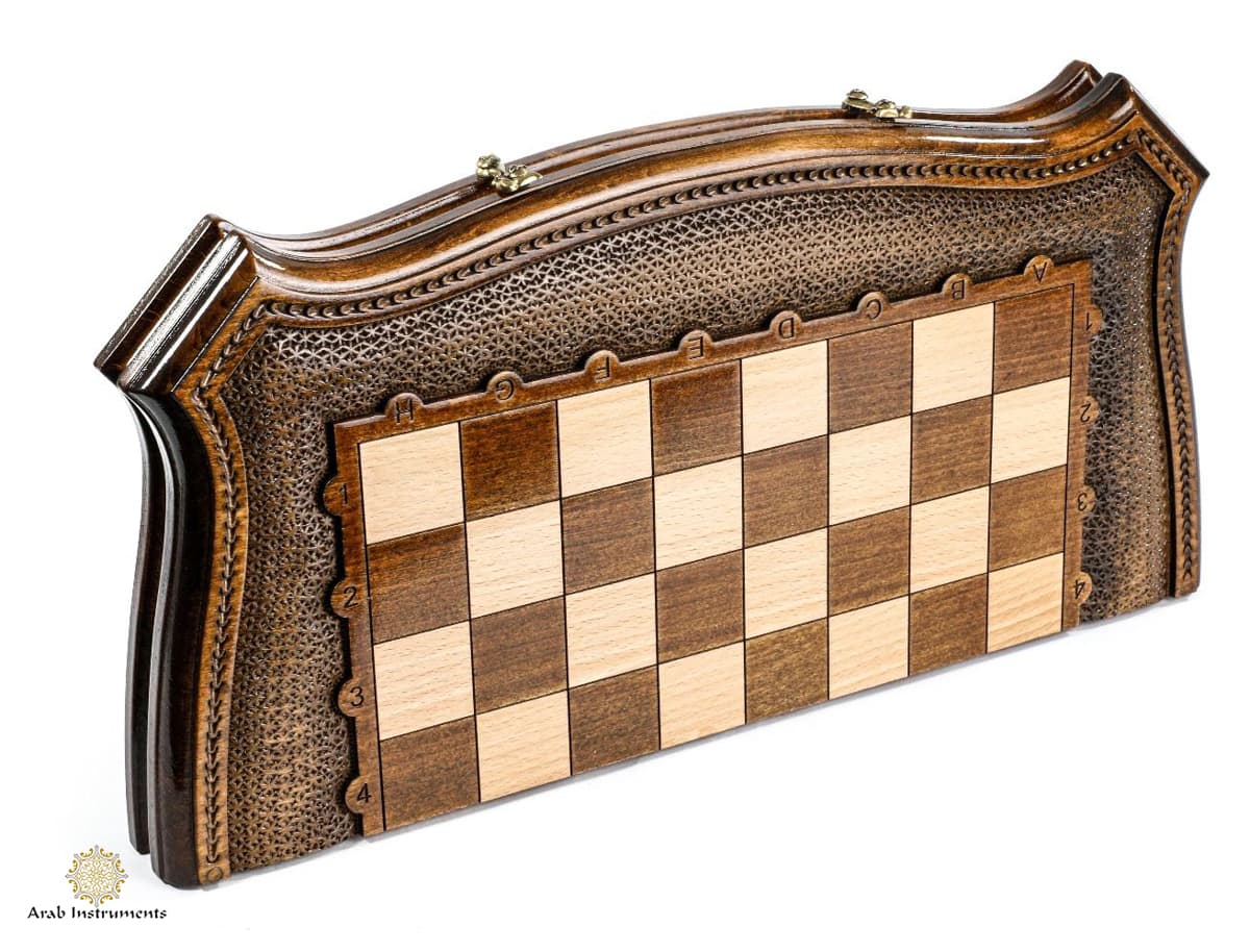 Hand Carved Premium Chess The Brown Contour #AI21303