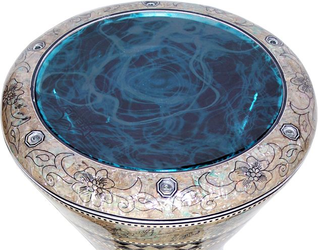 Remo Turquoise Sombaty Doumbek Skin 9"