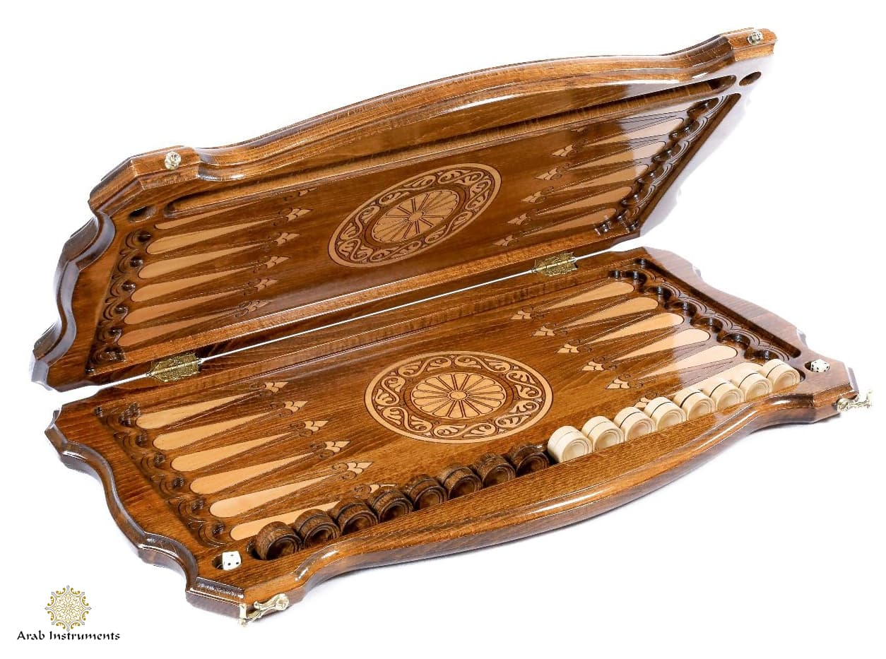 Hand Carved Premium Backgammon Warrior Vardan Mamikonyan #AI11324