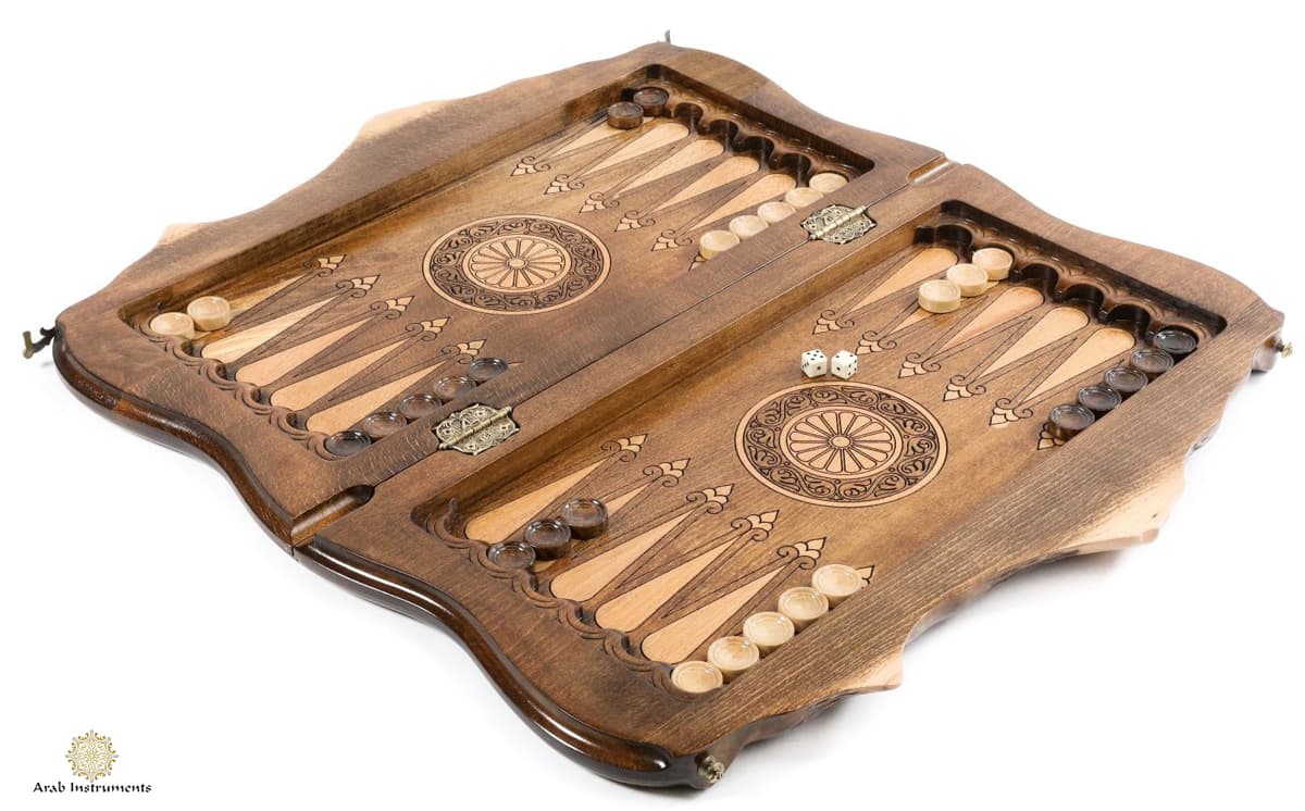 Hand Carved Premium Chess / Backgammon The Mount Of Ararat #AI31106