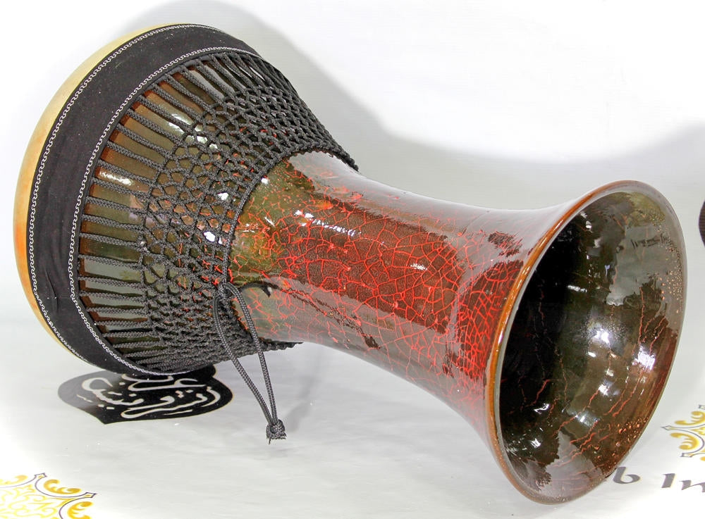 10.8" Professional Ceramic Dohola Darbuka Goat Skin - Baraka The Earth #04