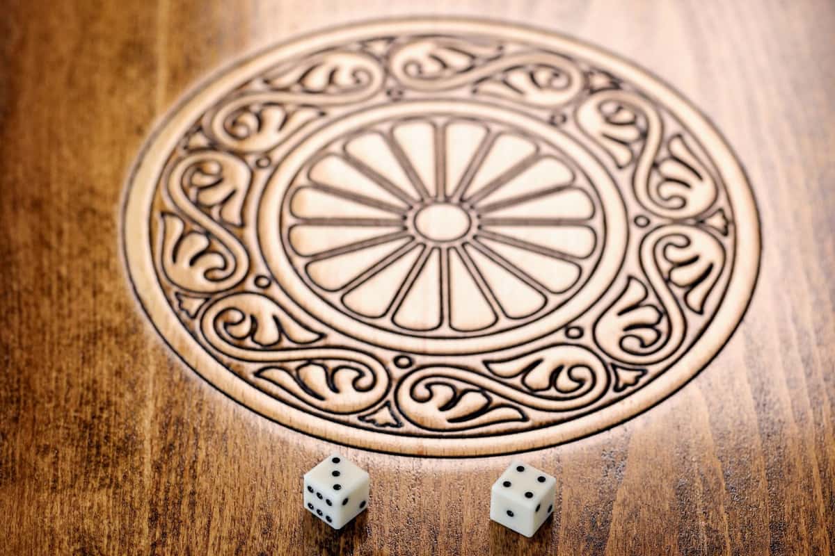 Hand Carved Premium Backgammon The Tiger #AI11716