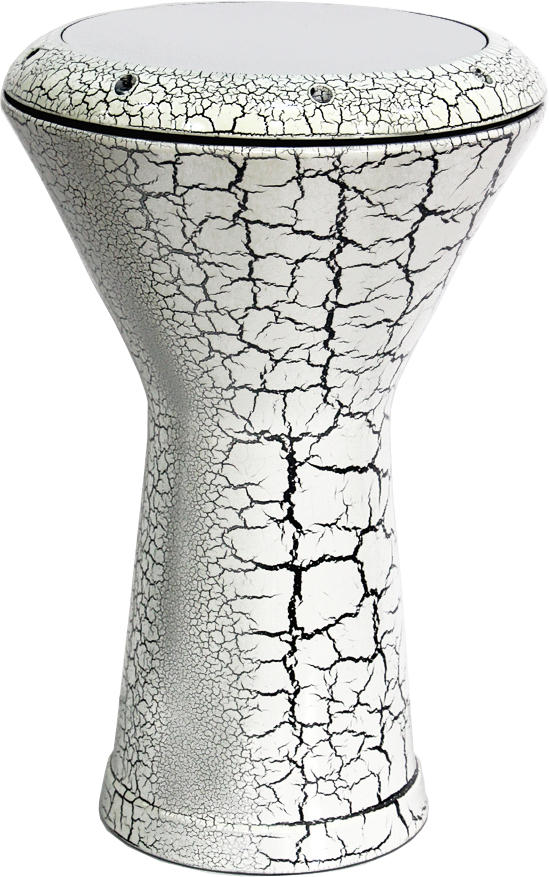 Beginner Aluminum Darbuka Doumbek - White Wall #008