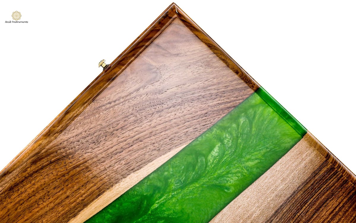 Hand Carved Luxury Backgammon The River #AI12631