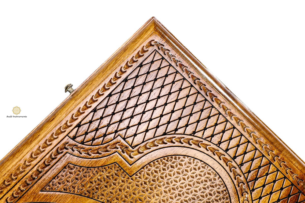 Hand Carved Premium Backgammon Tree Of Love Blue #AI12621 blue