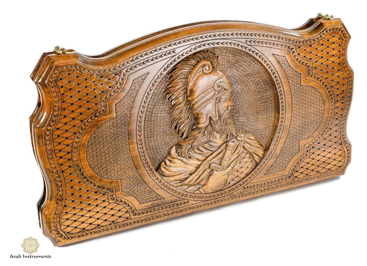 Hand Carved Premium Backgammon Warrior Vardan Mamikonyan #AI11324