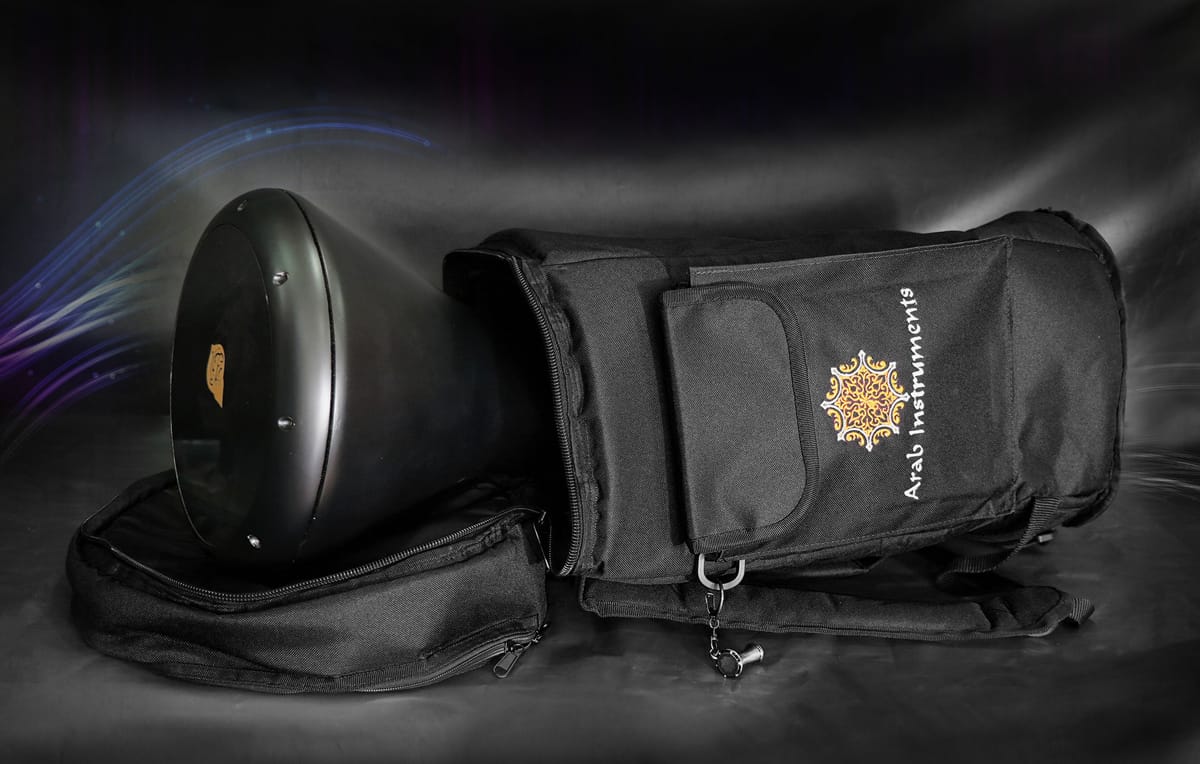 premium darbuka bag black