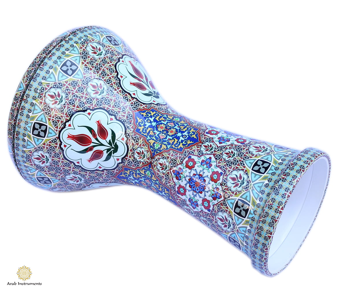 Decorated Egyptian Darbuka The Flowers #122