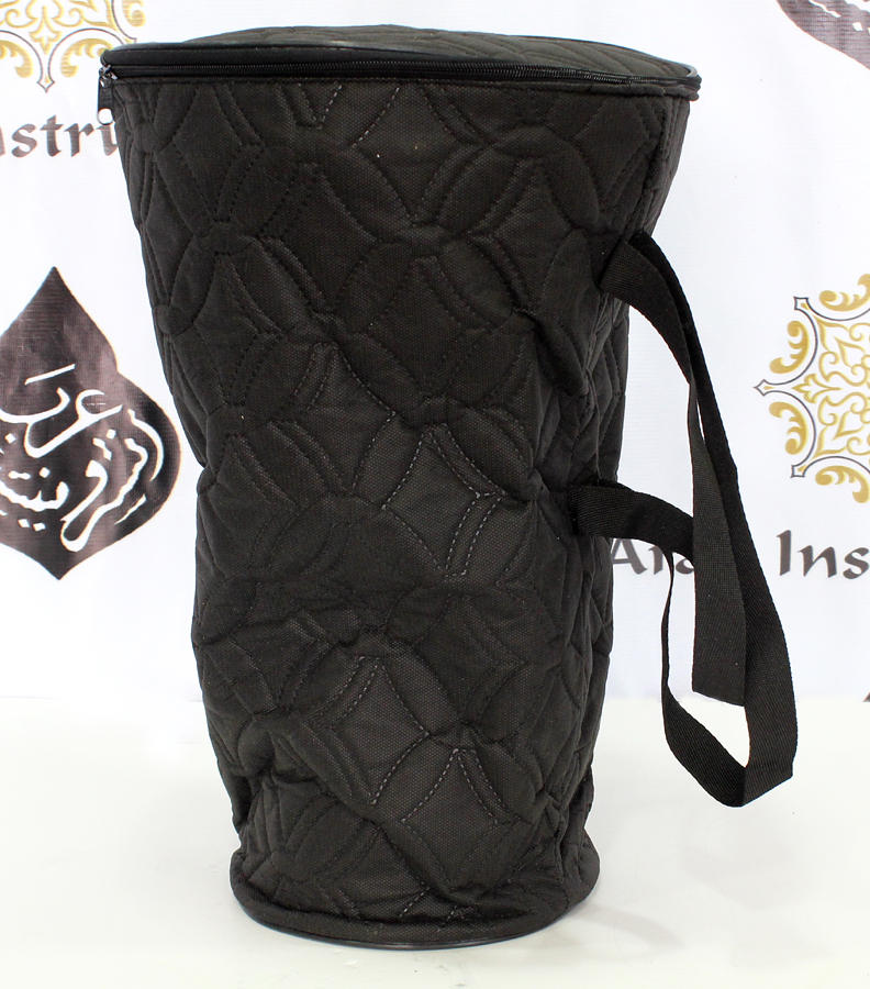 Beginner Aluminum Doumbek Darbuka - Black Flowers #003