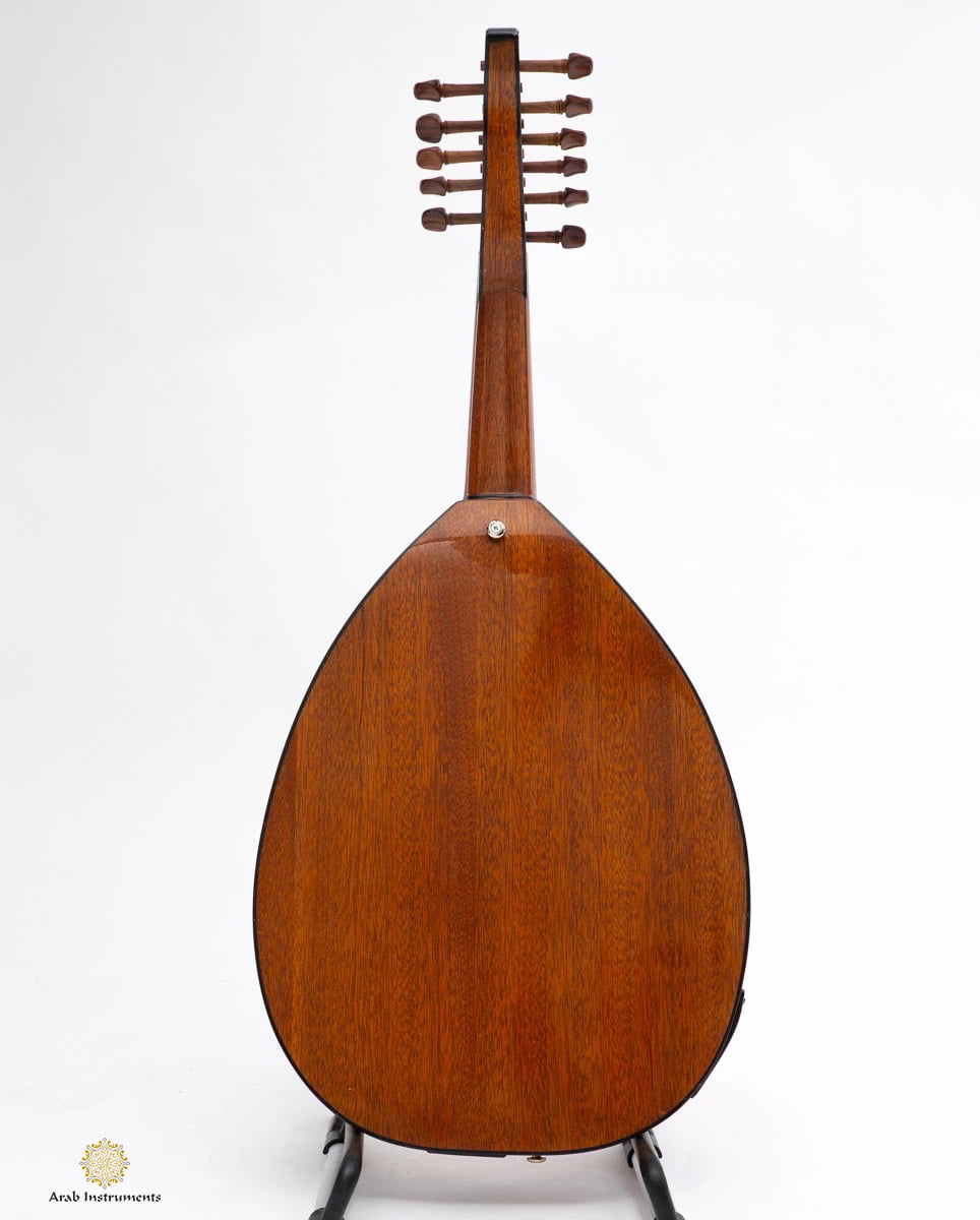 Professional Mahogany Arabic Electric Oud with Equalizer #031E