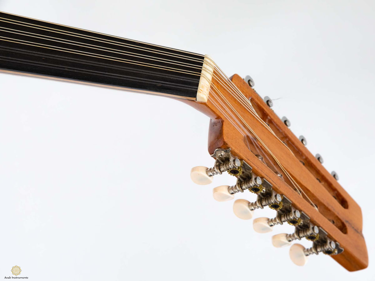 Professional Turkish Electric Oud with Equalizer and Guitar Pegs 025D
