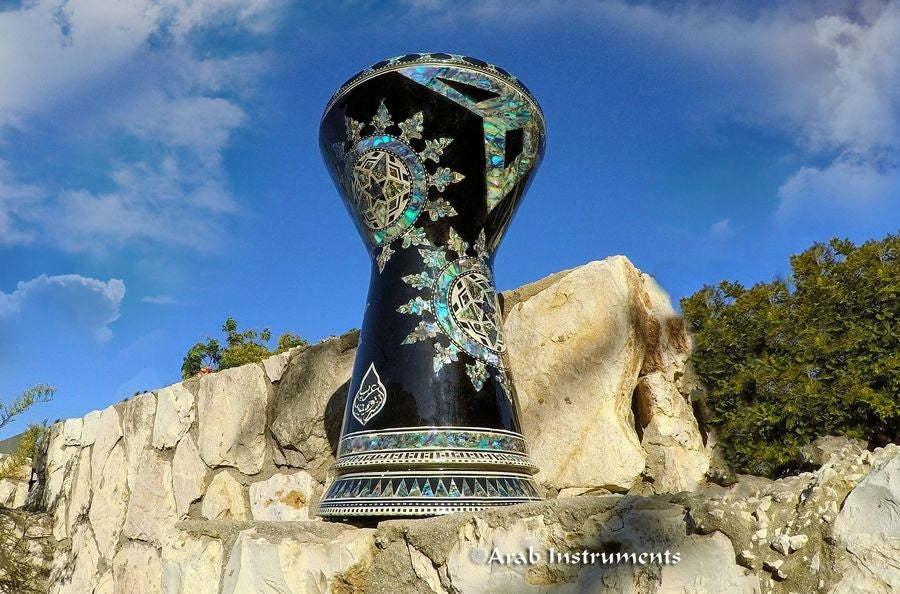 Arab Instruments Sombaty Plus Darbuka The Black Garden + Darbuka Defender #20069