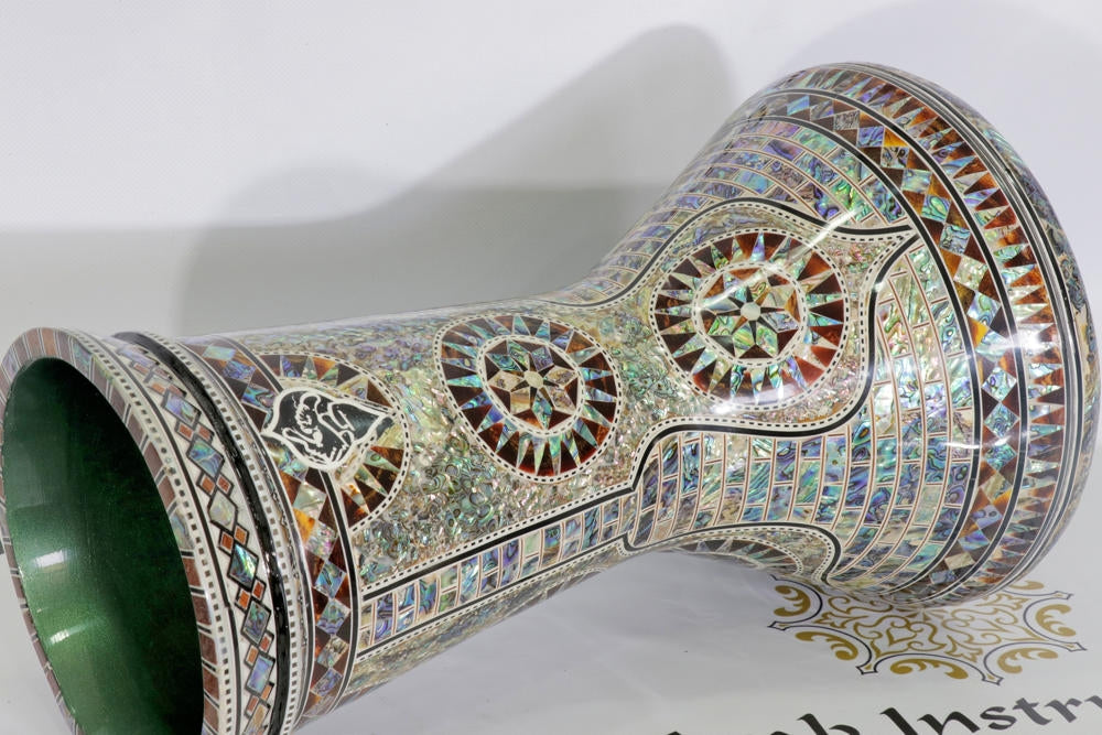 Arab Instruments Sombaty Plus Darbuka The Blue Pearl Temple #7777