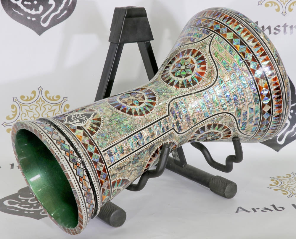 Arab Instruments Sombaty Plus Darbuka The Blue Pearl Temple #7777