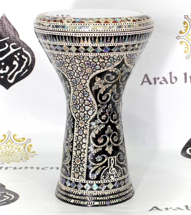 Professional Darbuka Innovation The Blue Pearl Garden + Power Beat Skin #4010